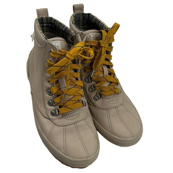 Keds Sneaker Bootie Scout Water Resistant Tan Lace Up WF63597 Size 7 - Picture 1 of 16